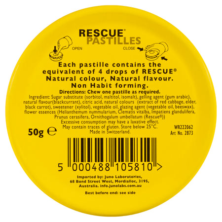 Rescue Remedy Pastil B/cur Prepack 6