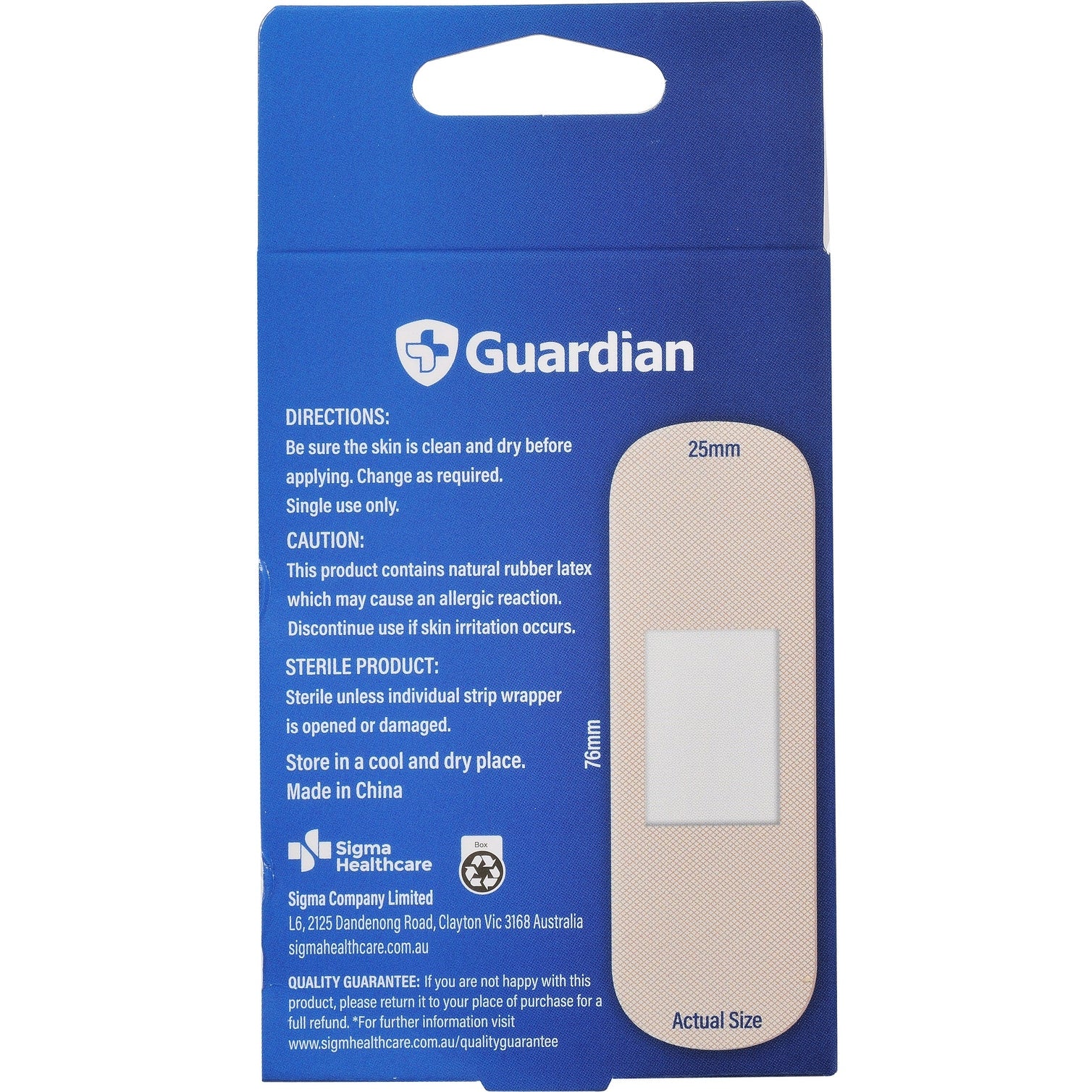 Guardian Plastic Strips 40pk 76mmx25mm
