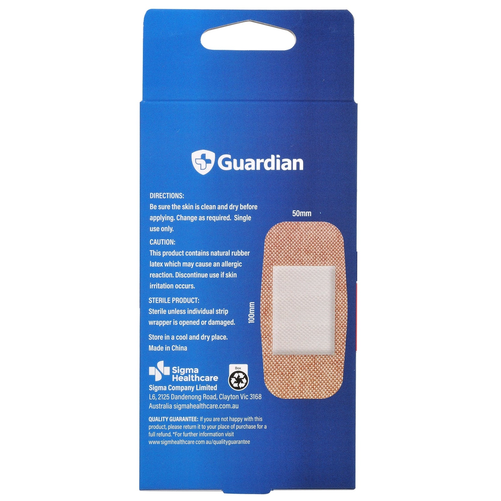 Guardian Tough Fabric 10pk 50mmx100mm