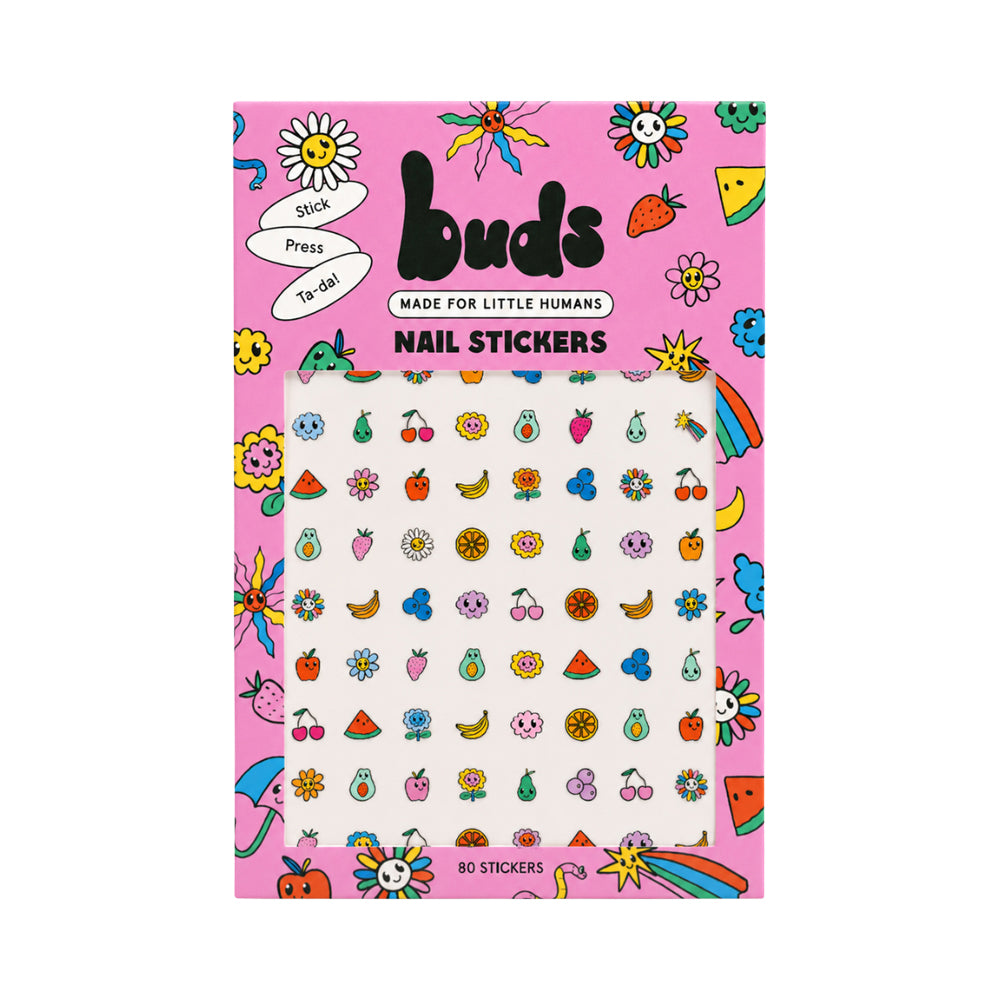Hanami Buds Kids Nail Stickers Fruity 80pk