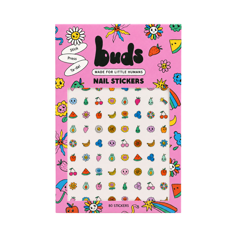 Hanami Buds Kids Nail Stickers Fruity 80pk