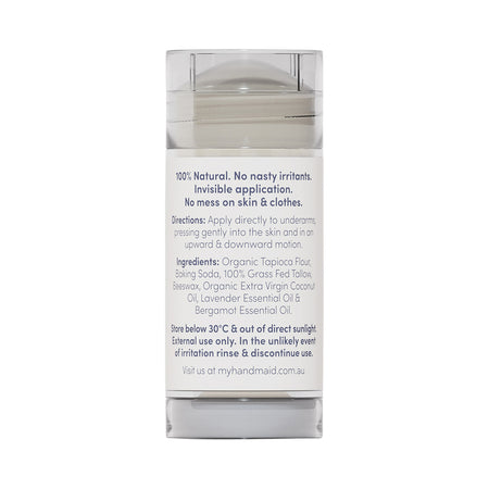 Handmaid Natural Deodorant Lavender and Bergamot 50g