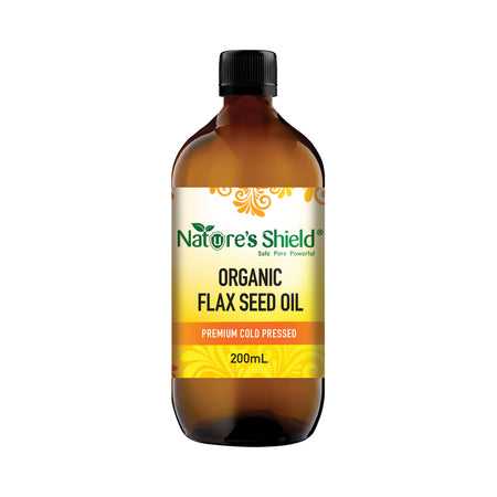 Natures Shield Organic Flax Seed Oil 200ML