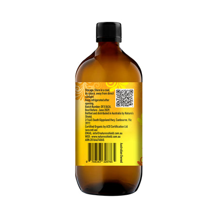 Natures Shield Organic Flax Seed Oil 200ML
