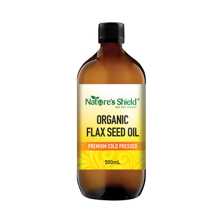 Natures Shield Organic Flax Seed Oil 500ML