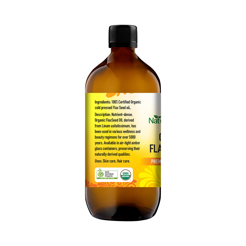 Natures Shield Organic Flax Seed Oil 500ML
