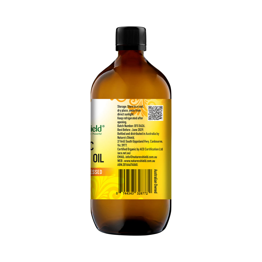 Natures Shield Organic Flax Seed Oil 500ML