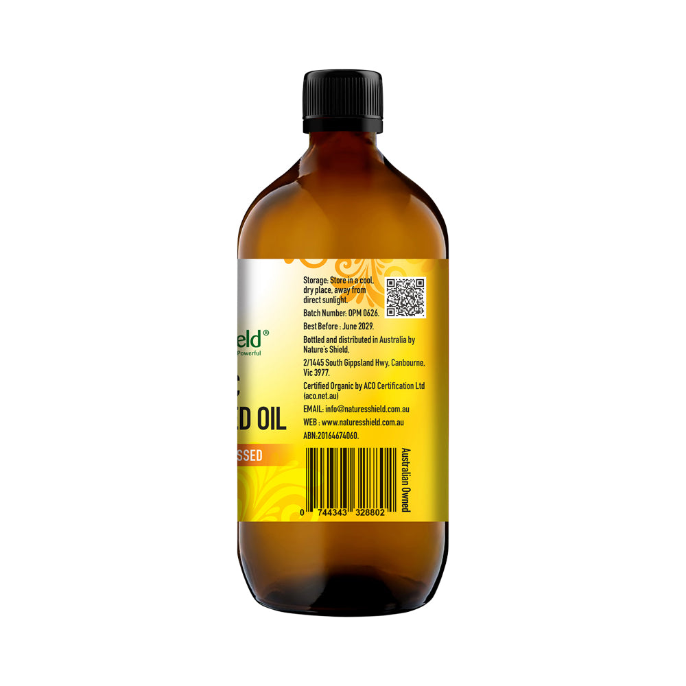 Natures Shield Organic Pumpkin Seed Oil 500ML