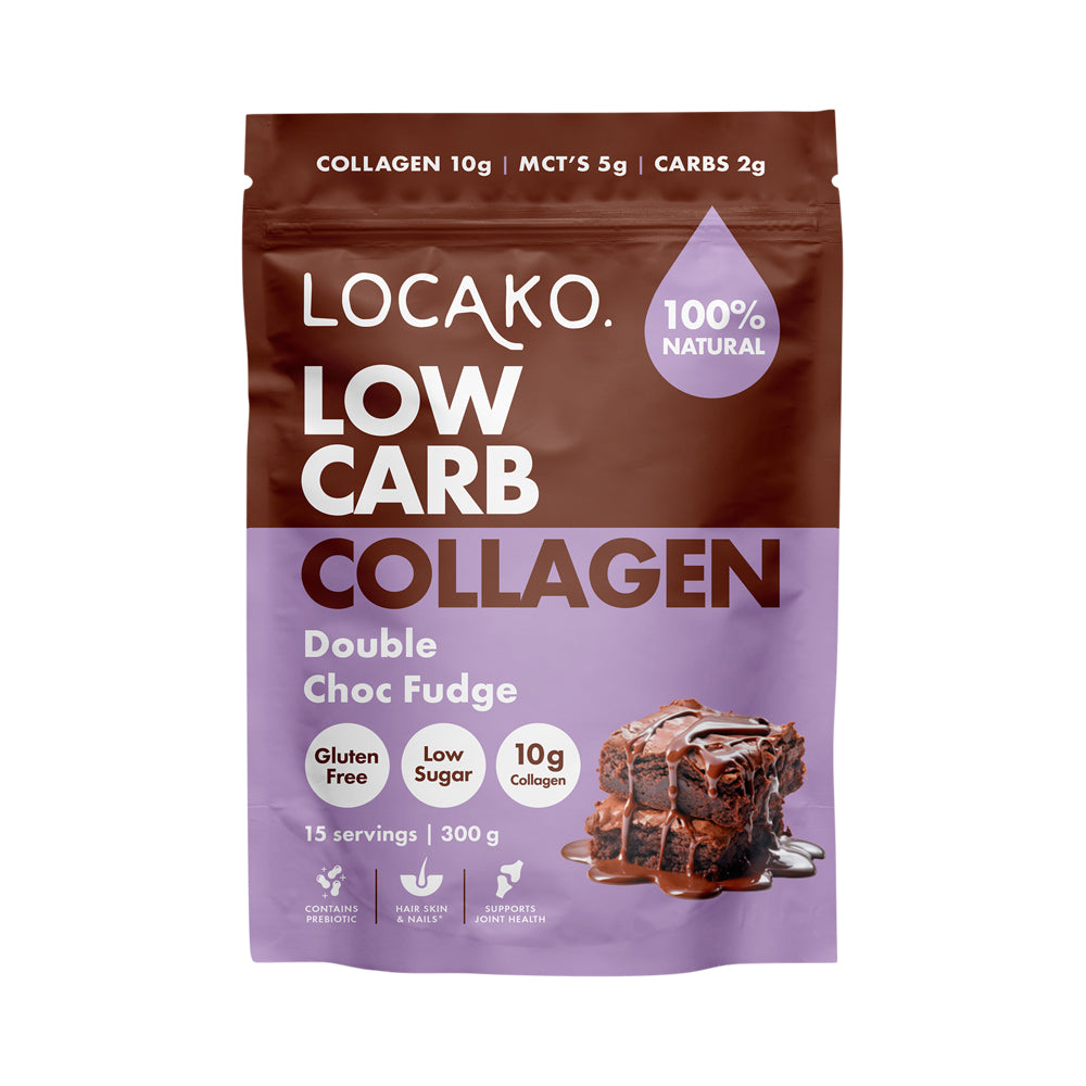 Locako Low Carb Collagen Double Choc Fudge 300g