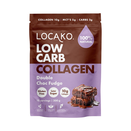 Locako Low Carb Collagen Double Choc Fudge 300g