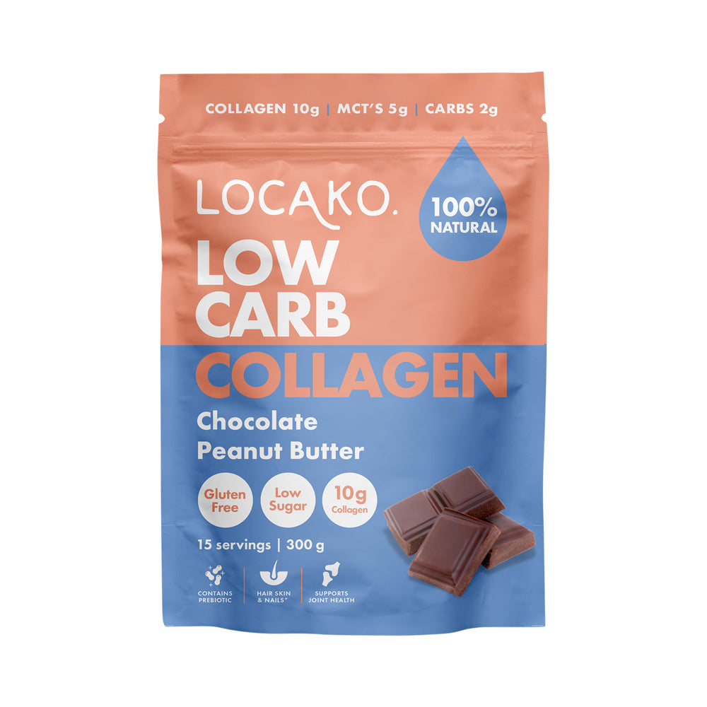 Locako Low Carb Collagen Chocolate Peanut Butter 300g