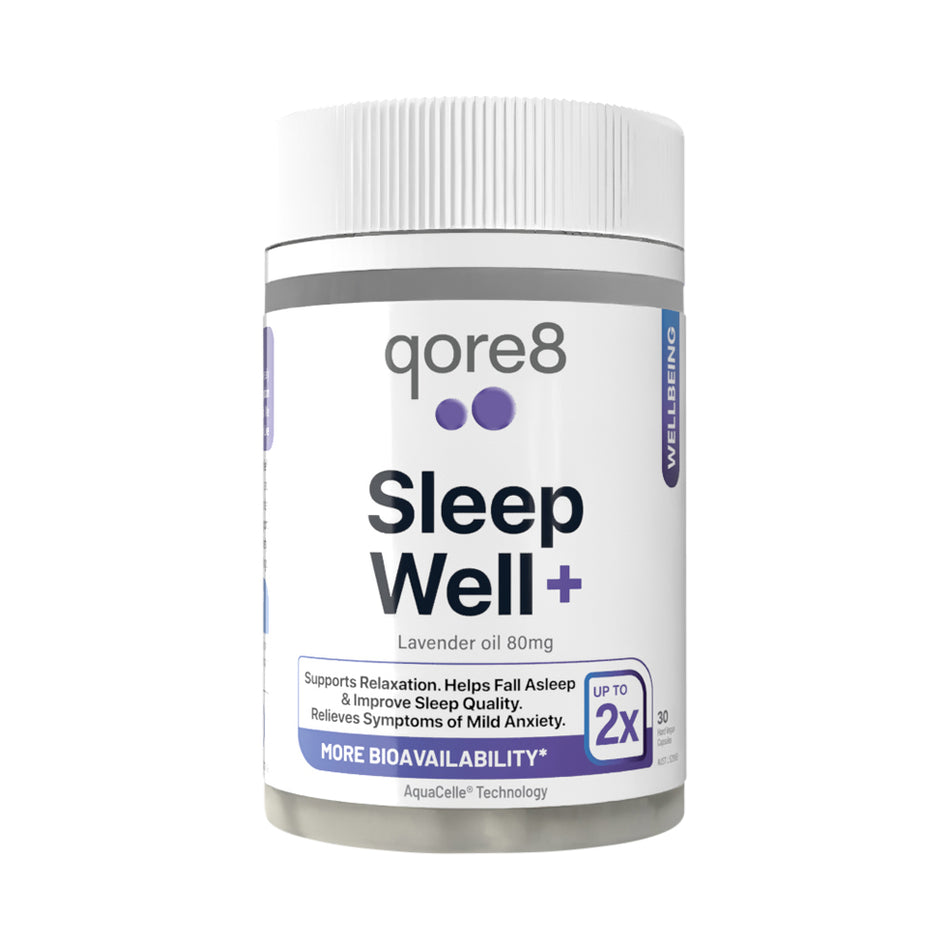 Qore8 Sleep Well + Lavender Oil 80mg 30VC
