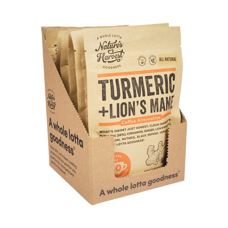 Natures Harvest Turmeric + Lions Mane 60g