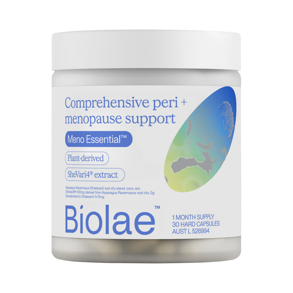 Biolae Meno Essential Peri + Menopause Support 30c