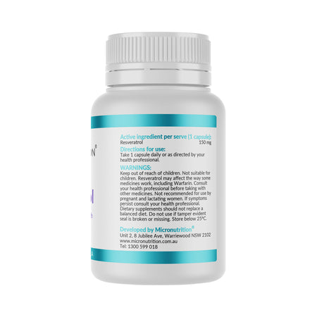 Micronutrition Lipocap Resveratrol 150mg 30VC