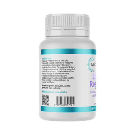 Micronutrition Lipocap Resveratrol 150mg 30VC