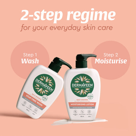 DermaVeen Daily Nourish Moisturising Lotion 500mL Pump