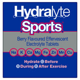 Hydralyte Sports Berry 20 Effervescent Tablets