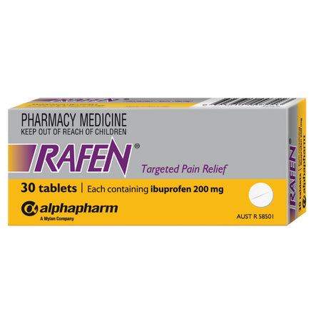 Rafen Ibuprofen 200mg 30 Tablets