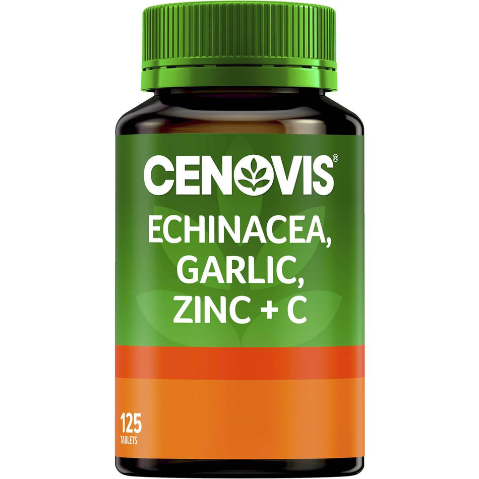 Cenovis Echinacea, Garlic, Zinc & C 125 Tablets