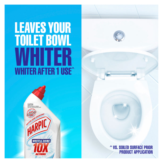 Harpic White & Shine Toilet Cleaner Fresh 450ml