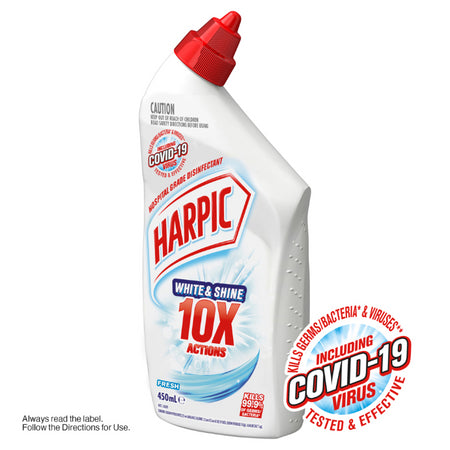 Harpic White & Shine Toilet Cleaner Fresh 450ml