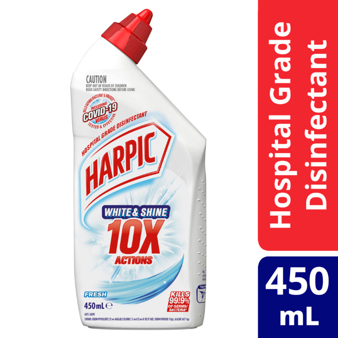 Harpic White & Shine Toilet Cleaner Fresh 450ml