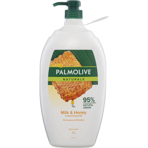 Palmolive Naturals Milk & Honey Body Wash Moisturising Milk 2L