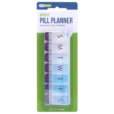 EZY Dose 67577 PILL BOX 7 DAY PUSH Botton MED