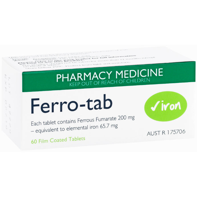 Ferro-tab 200mg Tablets 60 Blister Pack