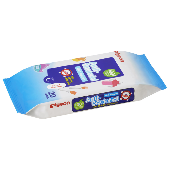 Pigeon Anti-Bacterial Wipes 20 Pack