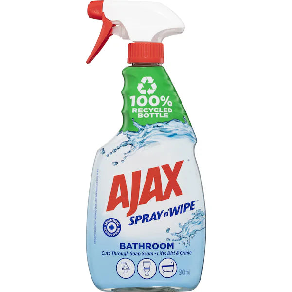 Ajax Spray & Wipe Bathroom Cleaner Trigger 500mL