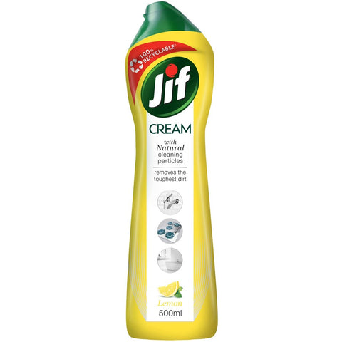JIF Cream Cleanser Lemon 500mL
