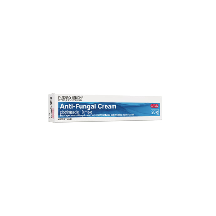 Pharmacy Action Anti-fungal Cream 20g