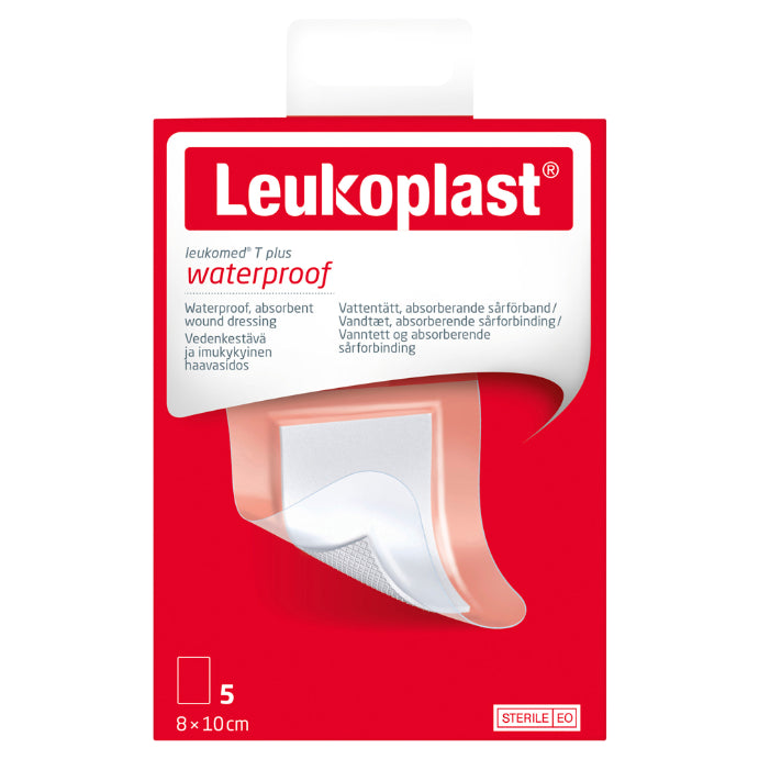 Leuko Leukomed T Plus Sterile Post-op 8cm X 10cm 5 Pack
