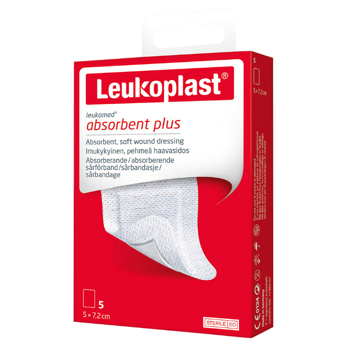 Leuko Leukomed Sterile Post-op 5cm X 7.2cm 5 Pack