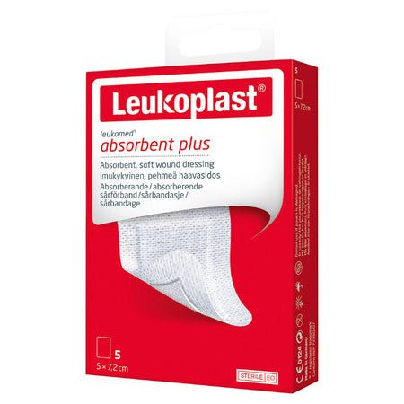Leuko Leukomed Sterile Post-op 5cm X 7.2cm 5 Pack