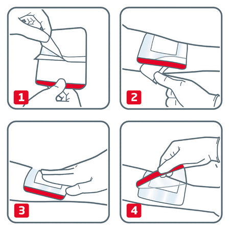 Leuko Leukomed T Plus Sterile Post-op 5cm X 7.2cm 5 Pack