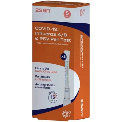 2san Covid-19 Flu a/b Rsv Pen Test 5pk