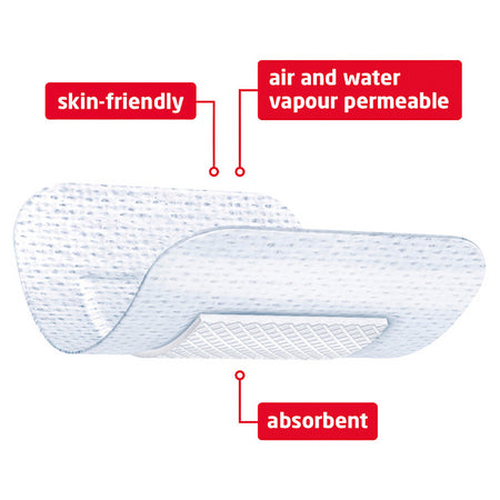 Leuko Leukomed Sterile Post-op 8cm X 10cm 5 Pack