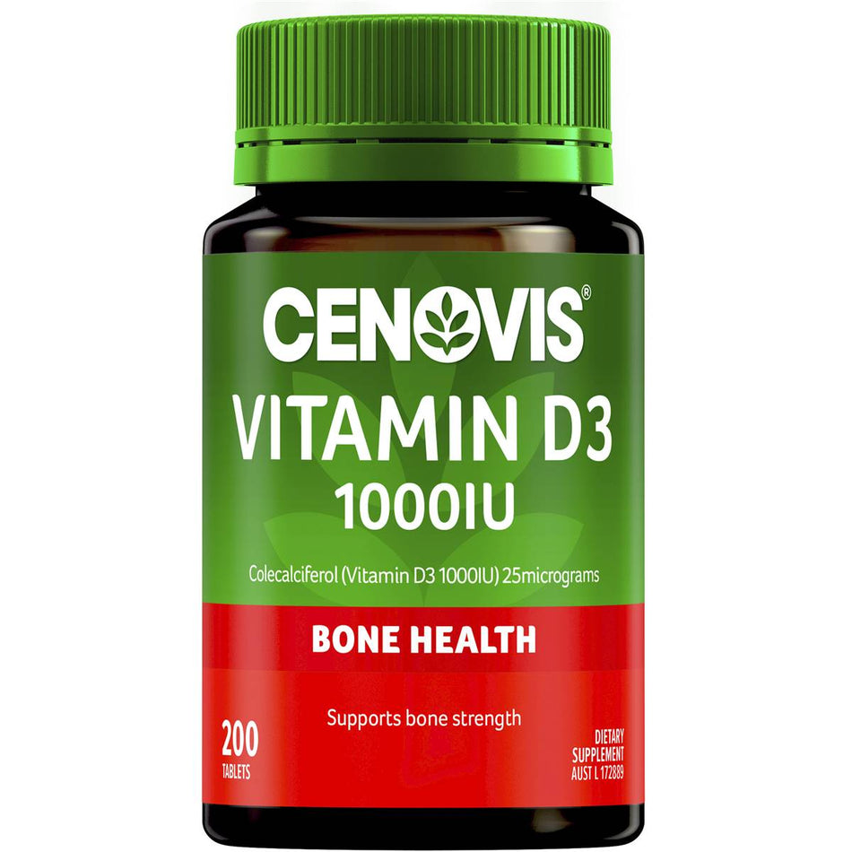 Cenovis Vitamin D3 1000IU 200 Tablets