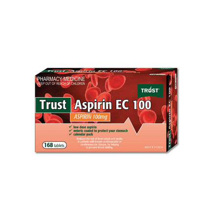 Trust Aspirin Ec 100mg 168 Tablets