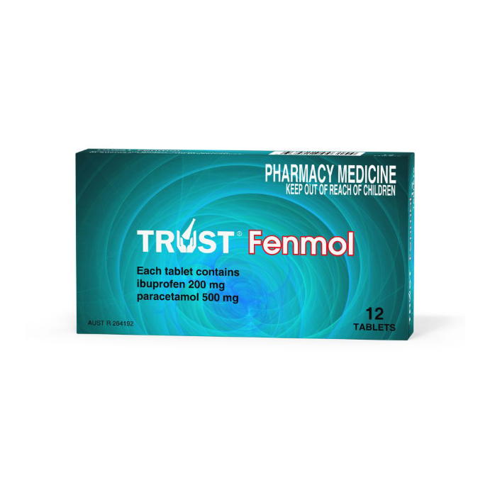 Trust Fenmol 200mg/500mg 12 Tablets