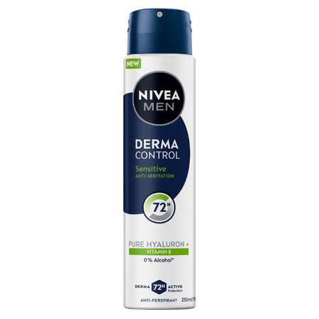 Nivea Men Deodorant Aerosol Derma Control Sensitive 250ml