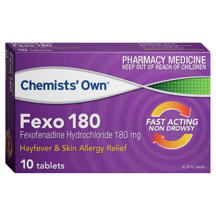 Chemists' Own Fexo 180mg 10 Tablets