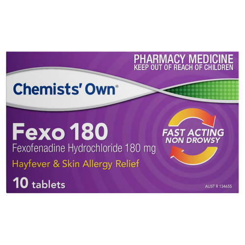 Chemists' Own Fexo 180mg 10 Tablets