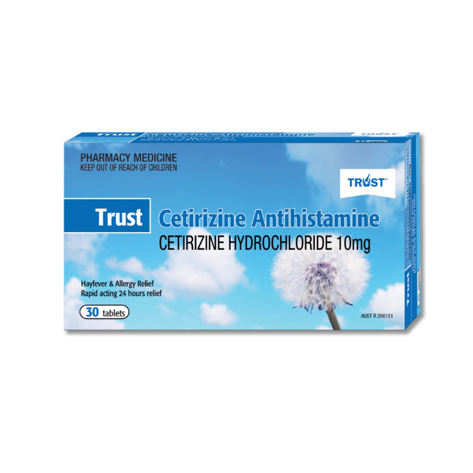 Trust Cetirizine 10mg 30 Tablets