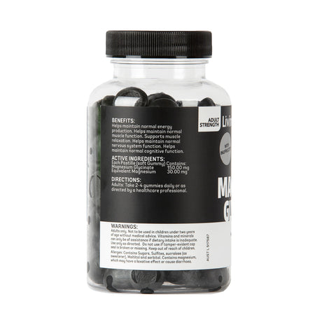 Living Healthy Gummies Magnesium Glycinate 150mg 60 Pastilles
