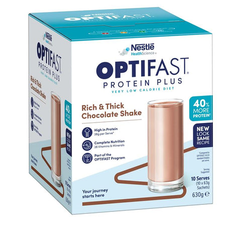 Optifast VLCD Protein Plus Shake Chocolate 10 Pack 630g