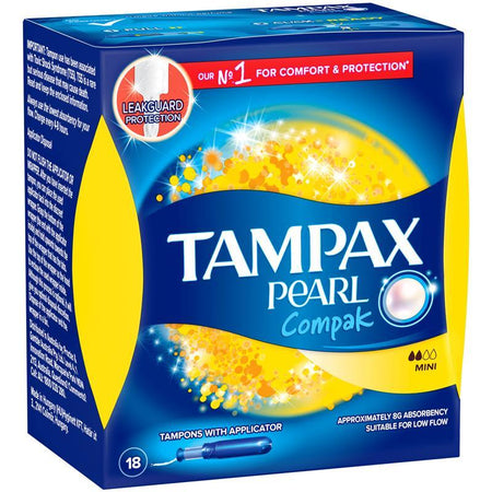 Tampax Compak Pearl Mini 18 Pack